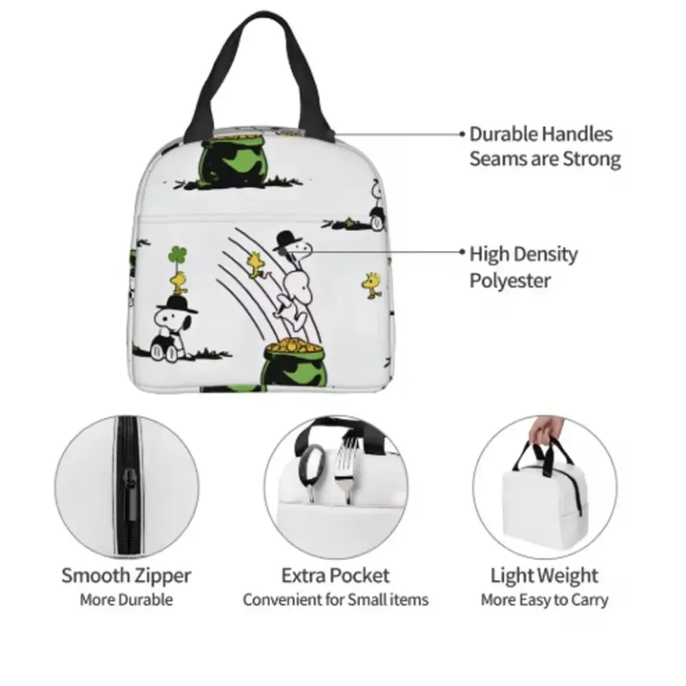 Peanuts Lunchbox Bag, Insulated Tote, Bento Box - Great Pumpkin Charlie Brown